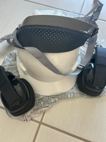 Kit Capacete MSA V-Gard + Abafador de Ruído Acoplável Mark V