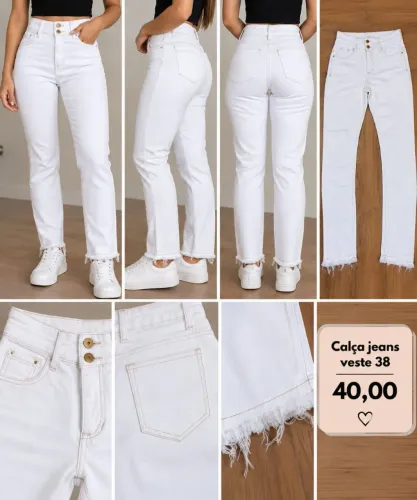 Calça jeans veste 38