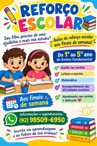 Reforço escolar no Tarumã