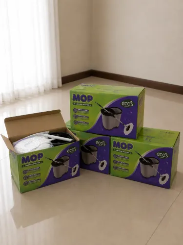 Mop Giratório com Balde 12 Litros Eco's