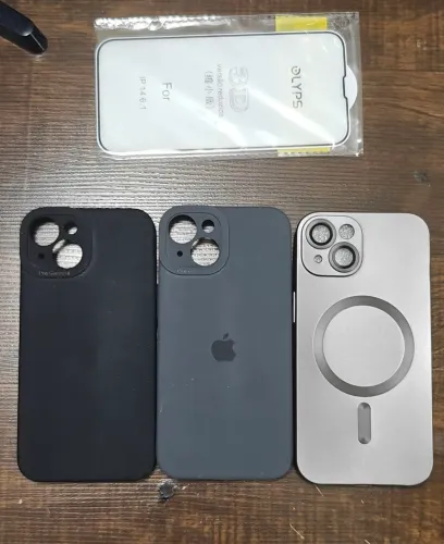 3 Capinha iPhone 14 + Película Ip14 nova Case Capinha Iphone