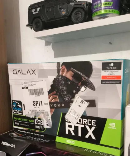 Placa de vídeo RTX 3060 12GB