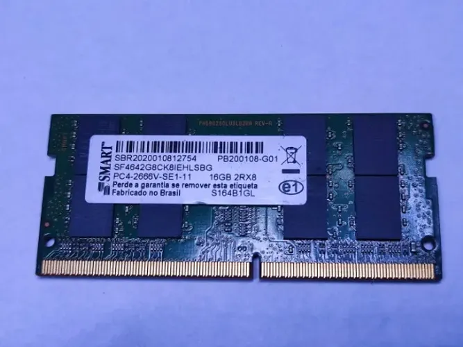memoria ddr4 16GB notebook smart