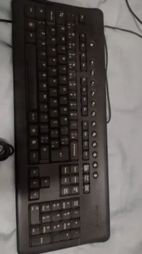 Teclado positivo e mouse