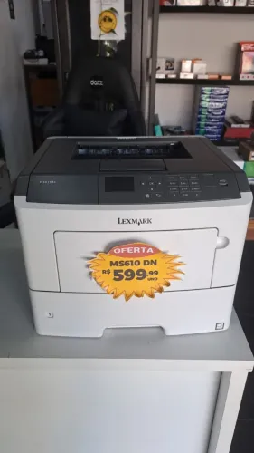 Impressora Laser Lexmark MS610dn - Alta Performance, Duplex e Nota Fiscal