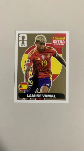 Lamine Yamal Gold - figurinha panini oficial 