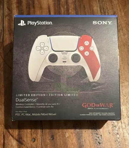 Controle PlayStation DualSense God of War 20th Anniversary Edição Limitada
