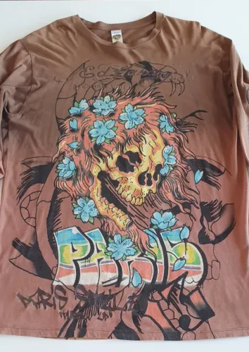 Camisa Ed Hardy Y2K muito Rara
