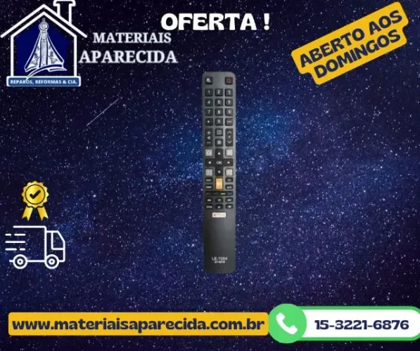 Controle Remoto para Tv Toshiba Smart Netflix Le-7254