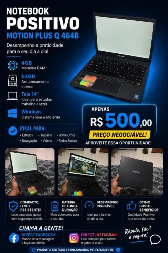 Venda de notebook
