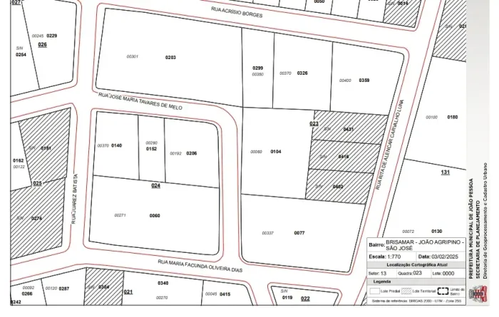 P E R M U T A - S E 100% : JARDIM LUNA 03 Lotes C/1341,40M² 18% No Local FRENTE LESTE