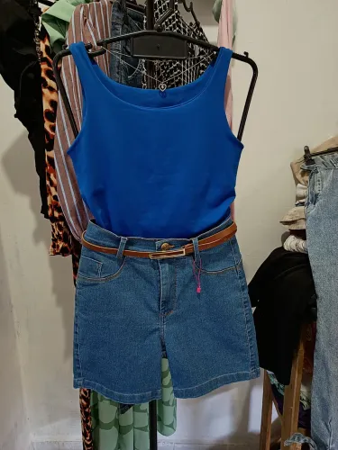 Blusa regata poliamida C.G.C vintage original