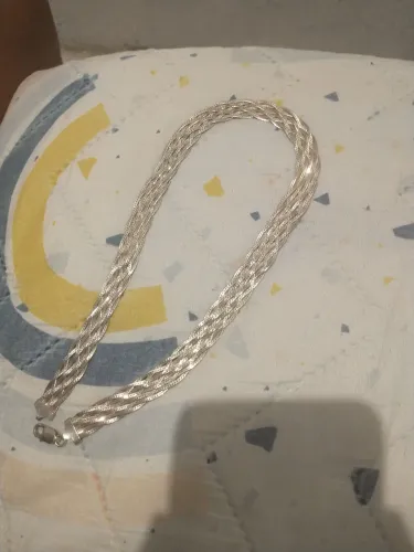 Colar trançada 8 fio