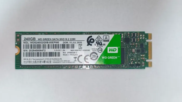 SSD WD GREEN SATA M.2 240GB
