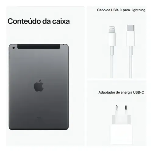 Ipad a2604 Apple Wi-fi + 4g Celular 256gb - Cinza EspaciaL