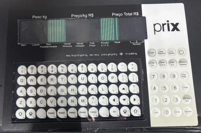 Teclado de membrana Prix Due antigo
