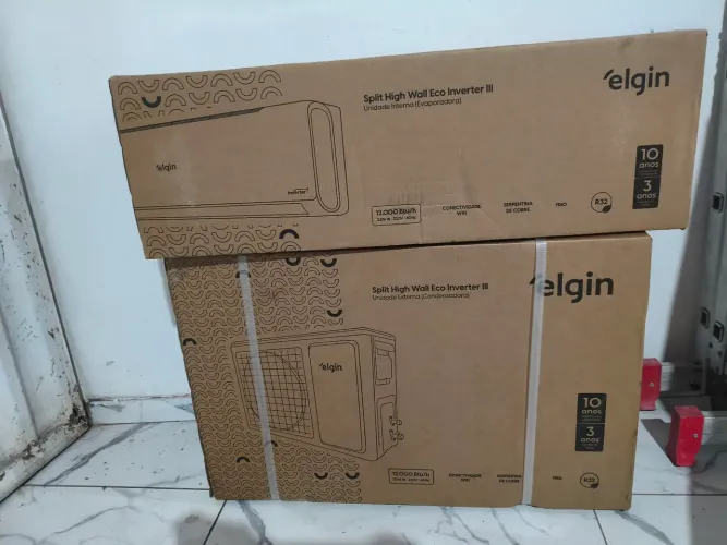 Ar condicionado Elgin 12 mil BTUs inverter com Wi-fi eco 3