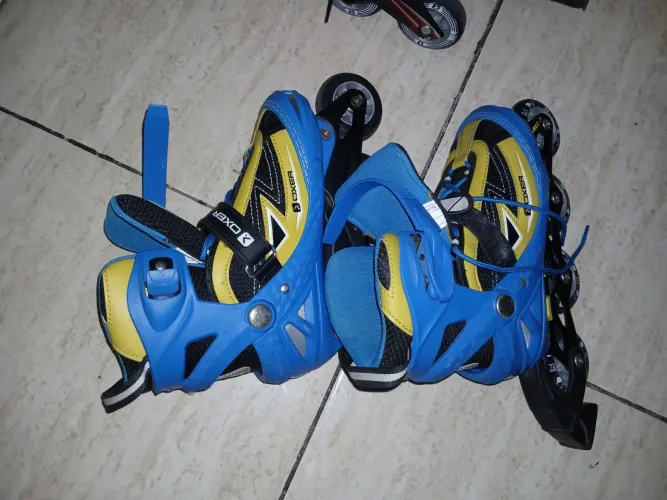 Patins Oxer em perfeito estado. Azul, tam: 36 a 39