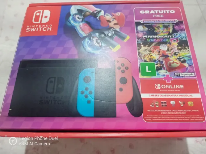 Nintendo SWICHT novo na caixa só abri para conferir a mercadoria