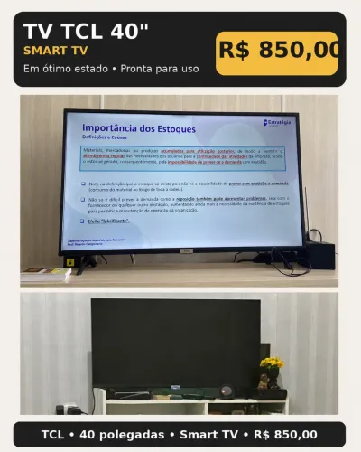 Venda de Tv 40 polegadas