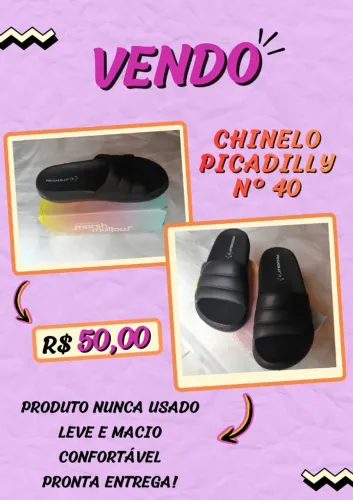 Chinelo nuvem novo