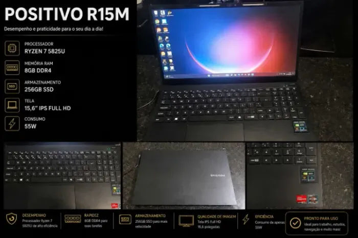 Notebook R15M Ryzen 7 5825u