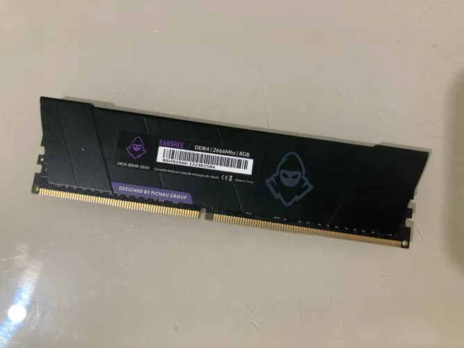 Memória ram ddr4 8gb 2666mhz