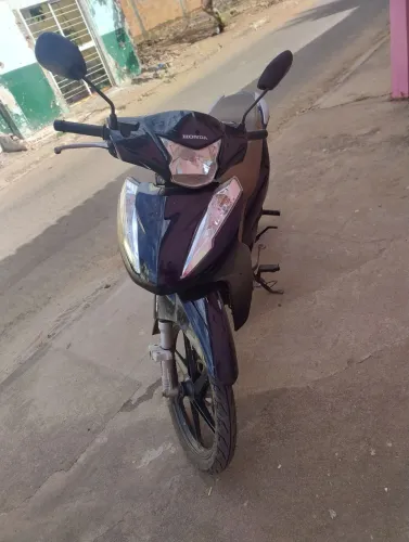 Biz 125 flex preta com marron 