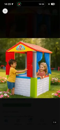 Vendo casinha realista Mi Casita da Marca Maral.