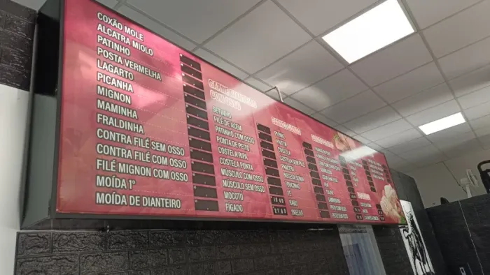 Itens para acougue. Torrando pra ir embora