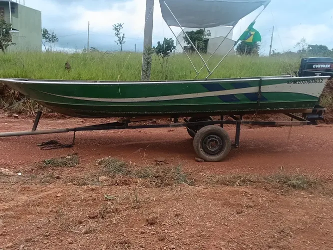 Barco de alumínio borda alta