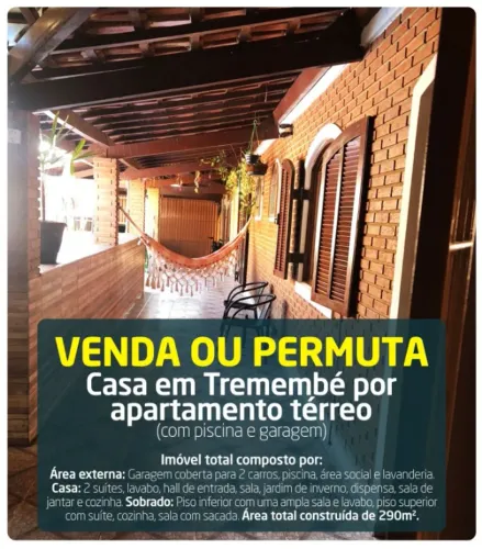 CASA EM TREMEMBE - PARQUE DAS FONTES