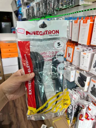 Extensão elétrica de 5 metros