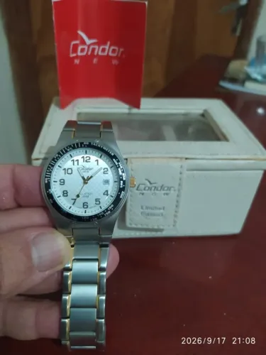 Relógio de Pulso Condor Original ,sem uso na caixa especial e manual
