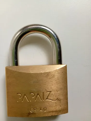 Cadeado Papaiz 40 MM com 2 chaves 