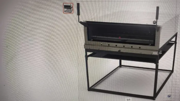 forno de 450l a gas