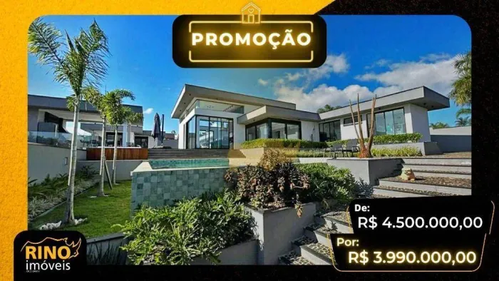 Casa com 6 dormitórios à venda, 620 m² por R$ 3.990.000,00 - Núcleo Portal dos Nobres - Ip