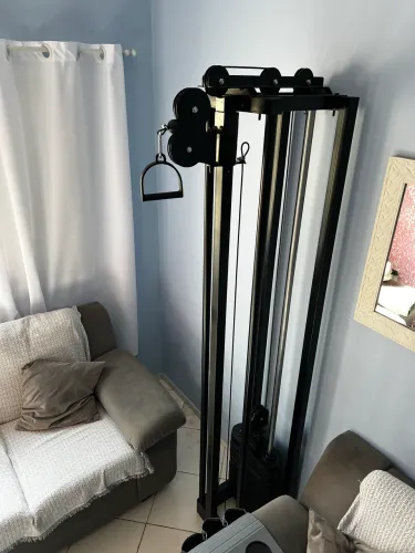 Polia monocross ultra compacta - 80 kg - FortekFit