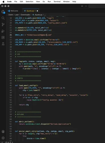 Desenvolvimento de sistemas e Automação | Scripts e Código Python