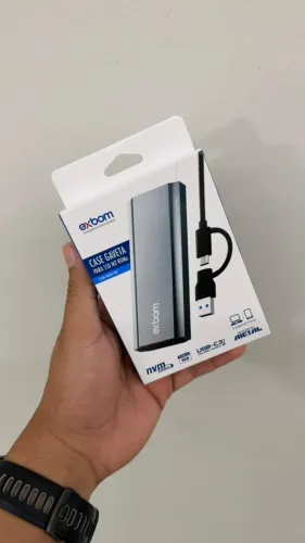 Case Adaptador Ssd M2 Nvme Para Usb 3.1 Type-c Externo