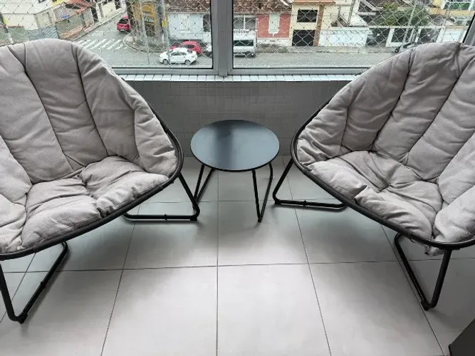 Conjunto de Cadeiras de Jardim c/ mesa