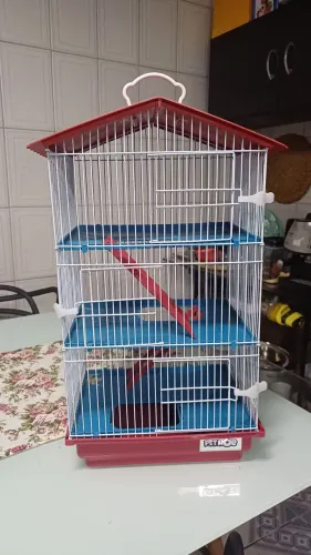 Gaiola para hamster 3 andares