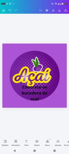 Disponibilidade para bater acai em pontos especificos de acai