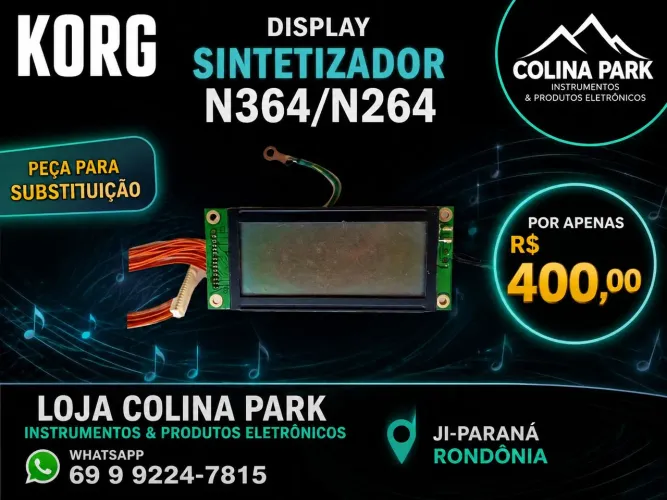 Display Sintetizador Korg N 364 N264