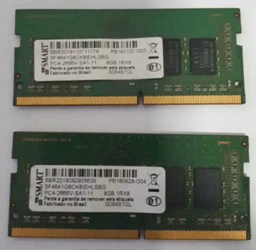 Memória SMART 2 x 8gb - 2666 MHz