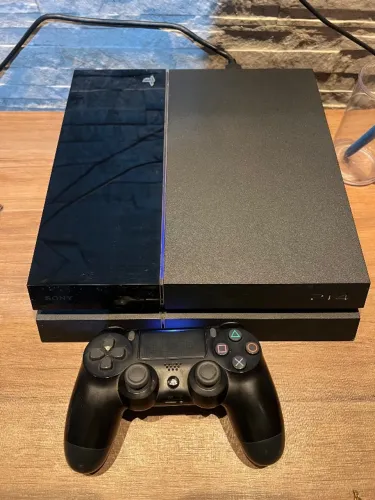 playstation 4 fat 500gb + jogos 