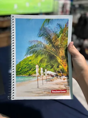 Caderno Panamericana Espiral Capa Mole Grande 96 Folhas