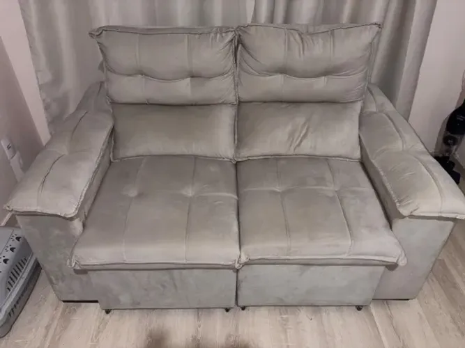 SOFA CAMA DOIS LUGAR SEMI NOVO