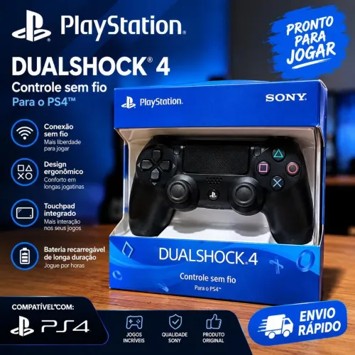 CONTROLE ORIGINAL PS4 DUALSHOCK 4 ? NOVO E LACRADO