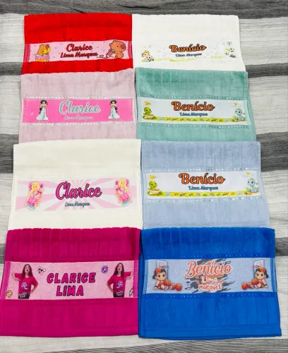 Toalhinhas sublimadas